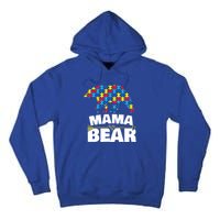 Autism Awareness S Aspergers Mama Bear Mom Gift Cool Gift Tall Hoodie