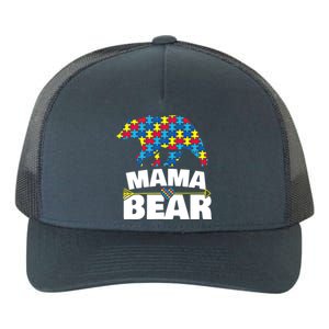 Autism Awareness S Aspergers Mama Bear Mom Gift Cool Gift Yupoong Adult 5-Panel Trucker Hat