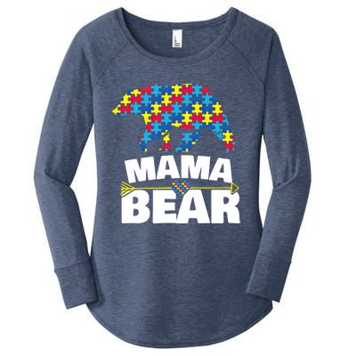 Autism Awareness S Aspergers Mama Bear Mom Gift Cool Gift Women's Perfect Tri Tunic Long Sleeve Shirt