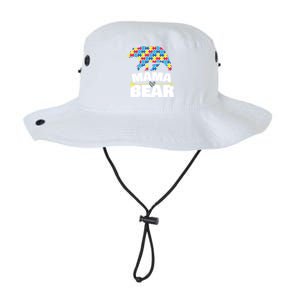 Autism Awareness S Aspergers Mama Bear Mom Gift Cool Gift Legacy Cool Fit Booney Bucket Hat