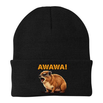 Awawa! Angry Screaming Hyrax Meme Retro Beanie