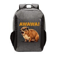 Awawa! Angry Screaming Hyrax Meme Retro Vector Backpack