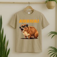 Awawa! Angry Screaming Hyrax Meme Retro T-Shirt