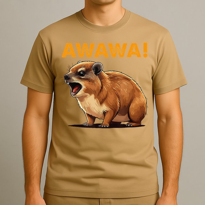 Awawa! Angry Screaming Hyrax Meme Retro T-Shirt