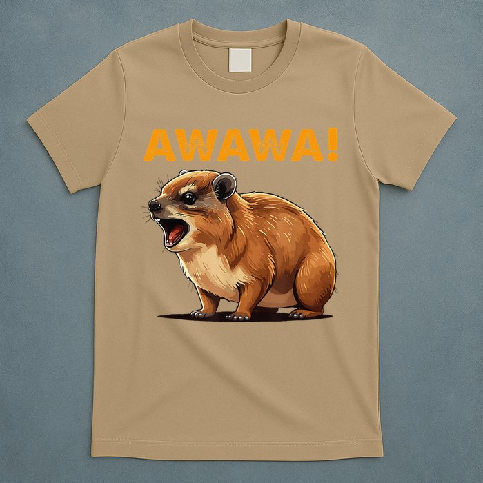 Awawa! Angry Screaming Hyrax Meme Retro T-Shirt