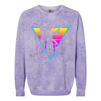 Anunnaki Ancient Sumerian Babylonian Assyrians Retro Colorblast Crewneck Sweatshirt