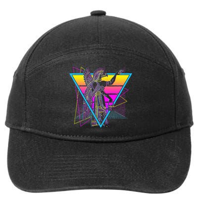 Anunnaki Ancient Sumerian Babylonian Assyrians Retro 7-Panel Snapback Hat