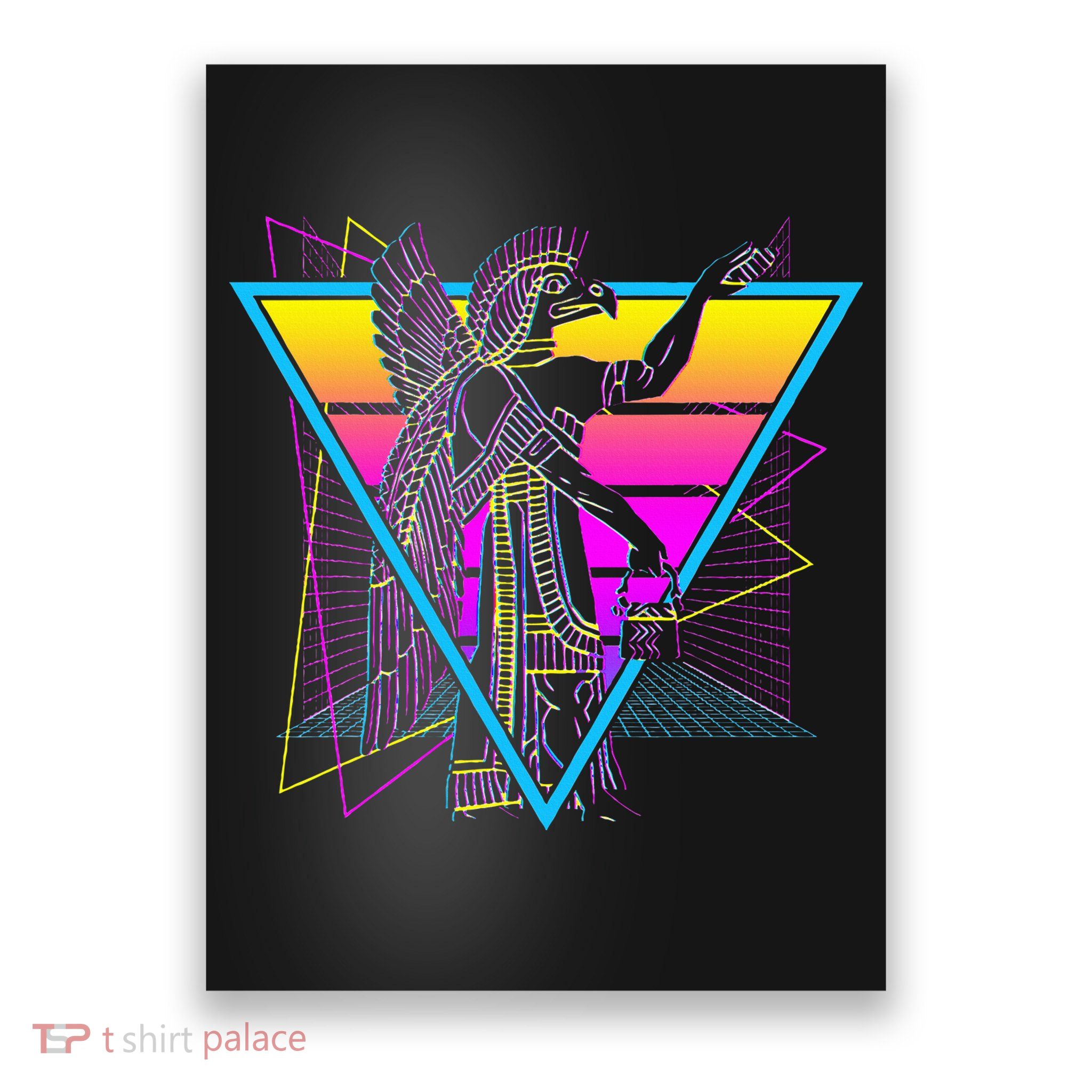 Anunnaki Ancient Sumerian Babylonian Assyrians Retro Poster