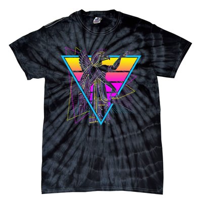 Anunnaki Ancient Sumerian Babylonian Assyrians Retro Tie-Dye T-Shirt