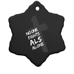 ALS Awareness Show Faith Love Support For Devout PALS Ceramic Star Ornament