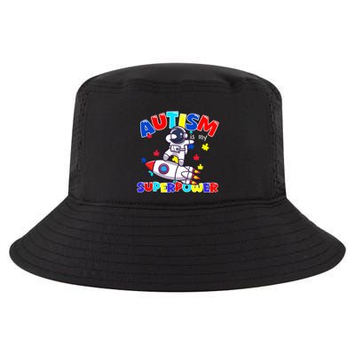 Autism Awareness Superpower Astronaut Lover Empowert Gift Cool Comfort Performance Bucket Hat
