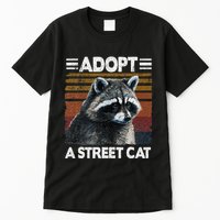 Adopt A S.T.R.E.E.T Cat Watercolor Raccoon Tall T-Shirt