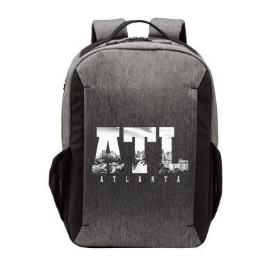 ATL Atlanta Skyline Pride Black & White Vintage Georgia Vector Backpack