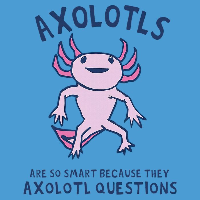 Axolotls Are So Smart Because They Axolotl Questions Tie Dye Hoodie