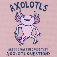 Axolotls Are So Smart Because They Axolotl Questions 25L Jumbo Tote