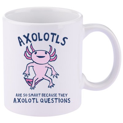 Axolotls Are So Smart Because They Axolotl Questions 11oz C Handle Ceramic Mug