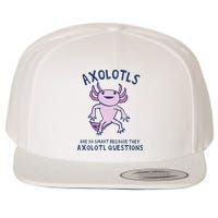 Axolotls Are So Smart Because They Axolotl Questions Wool Snapback Cap