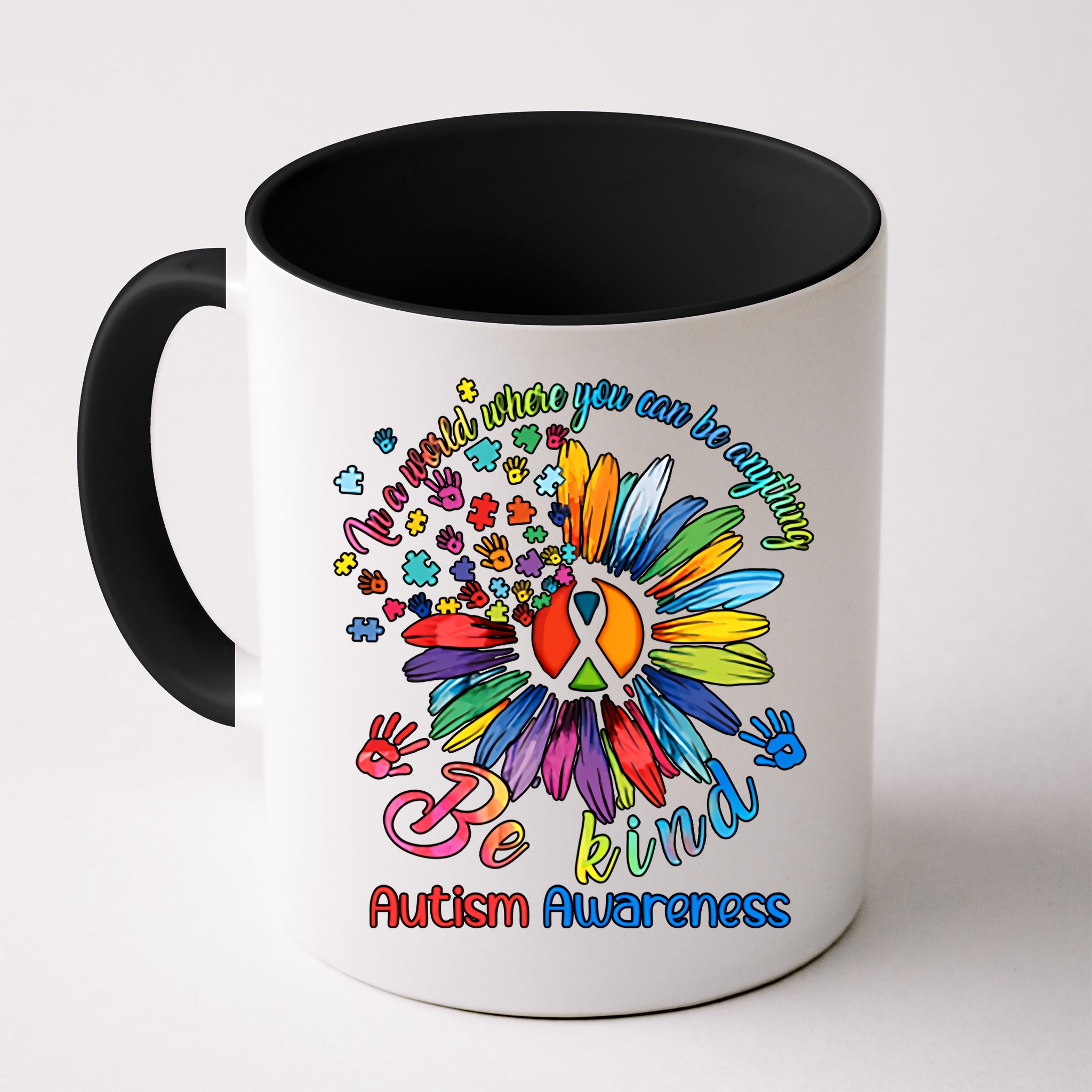 Autism Awareness Sunflower Be Kind Autism Month Autism Support Mug