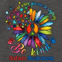 Autism Awareness Sunflower Be Kind Autism Month Autism Support Vector Backpack
