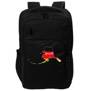 Alaska Ak Squad Drinking Prost Beer German Flag Oktoberfest Impact Tech Backpack