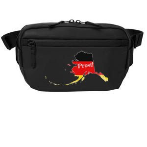 Alaska Ak Squad Drinking Prost Beer German Flag Oktoberfest Crossbody Pack