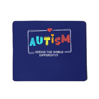 Autism Awareness Seeing The World Differently Neurodiversity Mousepad