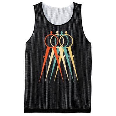 Architect Architecture Students Vintage Retro Mesh Reversible Basketball Jersey Tank