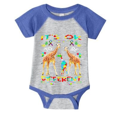 Autism Awareness Shirts Wo Teacher Its Ok To Be Different Infant Baby Jersey Bodysuit