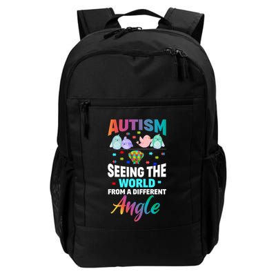 Autism Awareness Seeing The World From A Different Angle Gift Backpack