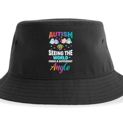 Autism Awareness Seeing The World From A Different Angle Gift Sustainable Bucket Hat