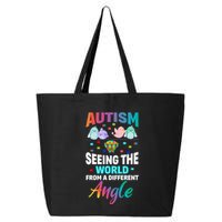 Autism Awareness Seeing The World From A Different Angle Gift 25L Jumbo Tote