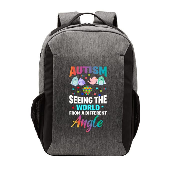 Autism Awareness Seeing The World From A Different Angle Gift Vector Backpack