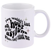 Asylum 11oz C Handle Ceramic Mug
