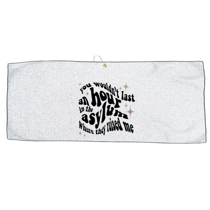 Asylum Large Microfiber Waffle Golf Towel