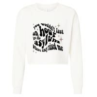 Asylum Cropped Pullover Crew
