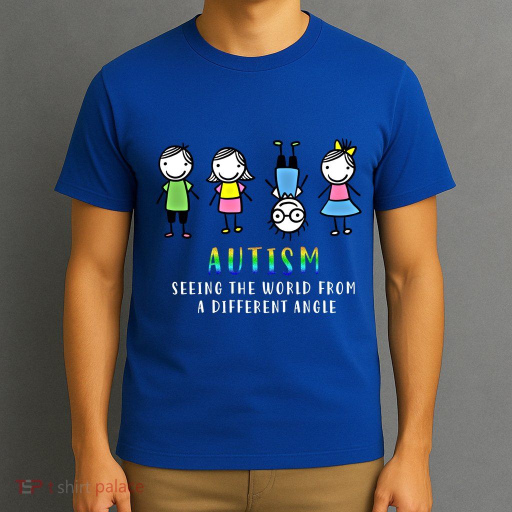 Autism Awareness Seeing The World From A Different Angle Gift T-Shirt