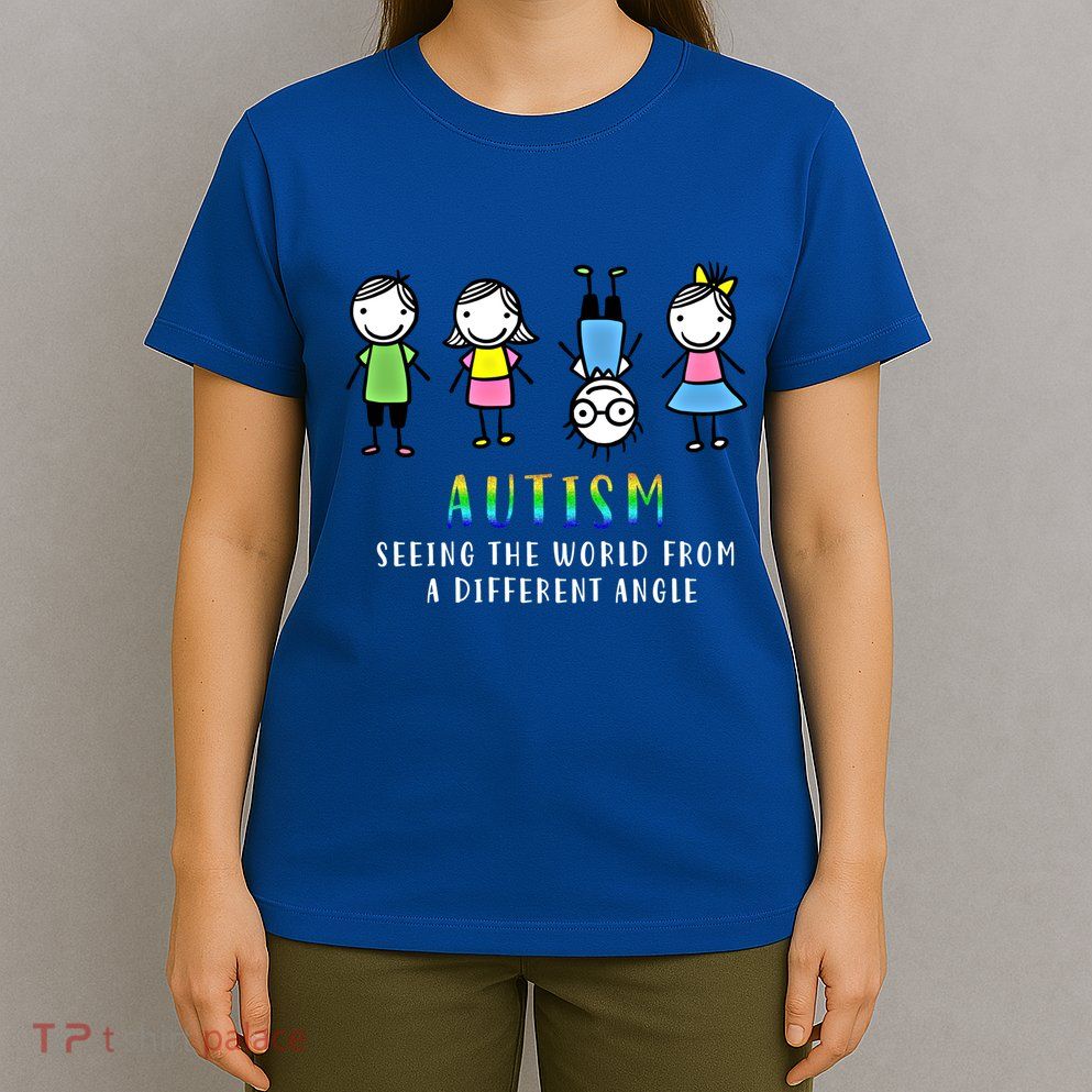 Autism Awareness Seeing The World From A Different Angle Gift T-Shirt
