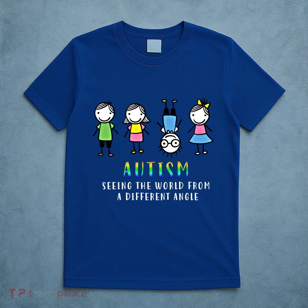 Autism Awareness Seeing The World From A Different Angle Gift T-Shirt