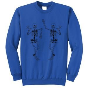 Alt Aesthetic Skeleton Dancing Dark Goth Halloween Skeletons Sweatshirt