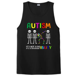 Autism Awareness Skeleton Different Ability Gift Gift PosiCharge Competitor Tank