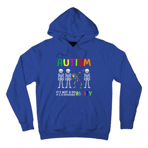 Autism Awareness Skeleton Different Ability Gift Gift Hoodie