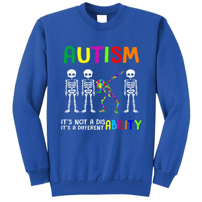 Autism Awareness Skeleton Different Ability Gift Gift Sweatshirt