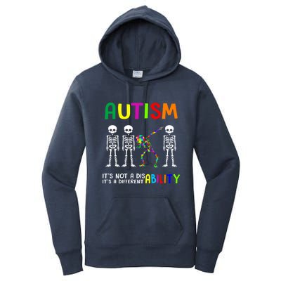 Autism Awareness Skeleton Different Ability Gift Gift Women's Pullover Hoodie