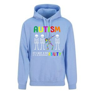 Autism Awareness Skeleton Different Ability Gift Gift Unisex Surf Hoodie