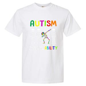 Autism Awareness Skeleton Different Ability Gift Gift Garment-Dyed Heavyweight T-Shirt