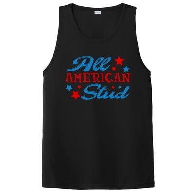 All American Stud 4th Of July American Patriotic Gift PosiCharge Competitor Tank