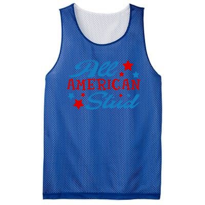 All American Stud 4th Of July American Patriotic Gift Mesh Reversible Basketball Jersey Tank