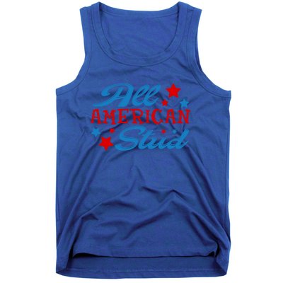 All American Stud 4th Of July American Patriotic Gift Tank Top