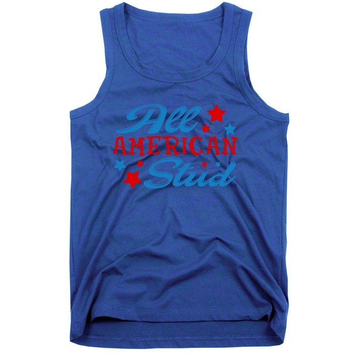 All American Stud 4th Of July American Patriotic Gift Tank Top