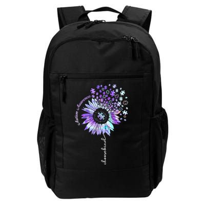 Autism Awareness Sunflower Choose Kind Puzzle Autism Gift Backpack
